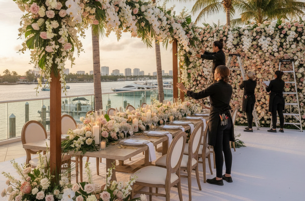 What Makes a Floral Design Studio the Right Fit for a Luxury Resort Wedding in Fort Lauderdale?