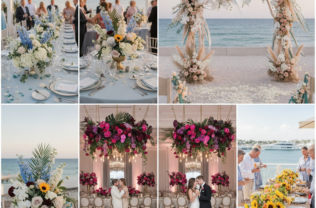 How Do You Build a Cohesive Floral Palette for a Multi-Day Wedding Weekend in Fort Lauderdale?