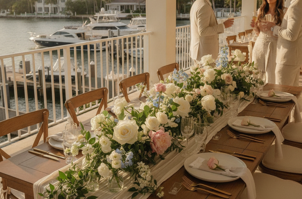 How Do You Design Florals for a Fort Lauderdale Bridal Shower or Micro-Wedding Brunch That Feels Curated, Not Copied?