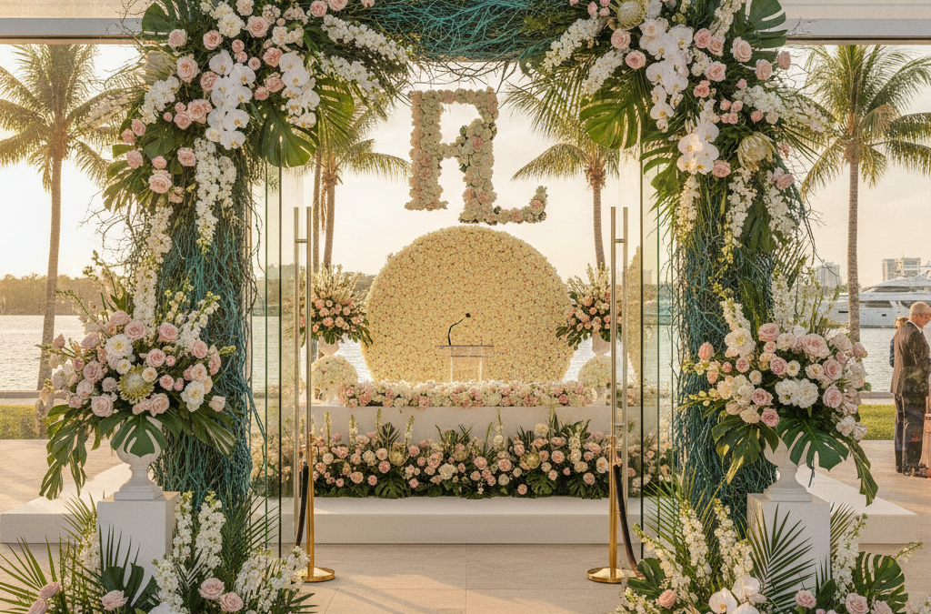 How Do You Design Florals for a Fort Lauderdale Corporate Office Grand Opening or Ribbon-Cutting Event That Makes a Lasting First Impression?
