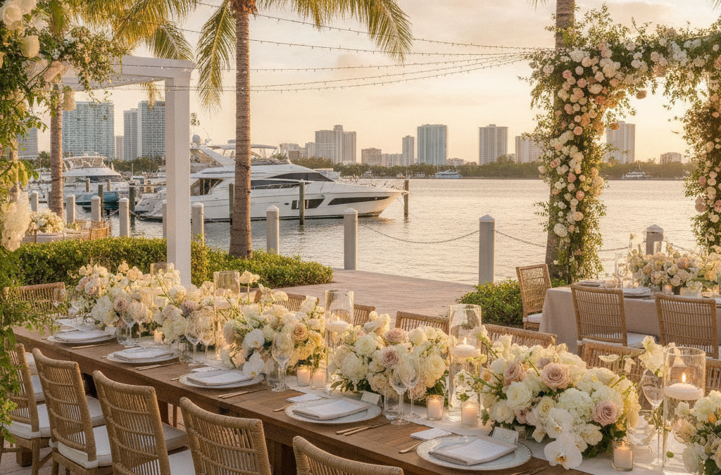 How Do You Design Florals for a Fort Lauderdale Rehearsal Dinner That Sets the Tone for the Whole Wedding Weekend?
