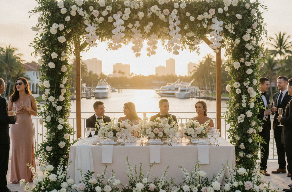 How Do You Design Florals for a Las Olas or Victoria Park Wedding Celebration That Feels Distinctly Fort Lauderdale?