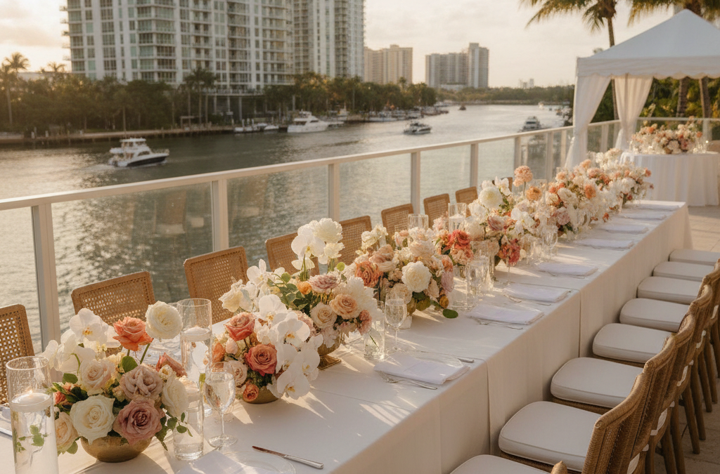 How Do You Design Florals for a Fort Lauderdale Anniversary Party or Vow Renewal That Feels as Special as the First Time?