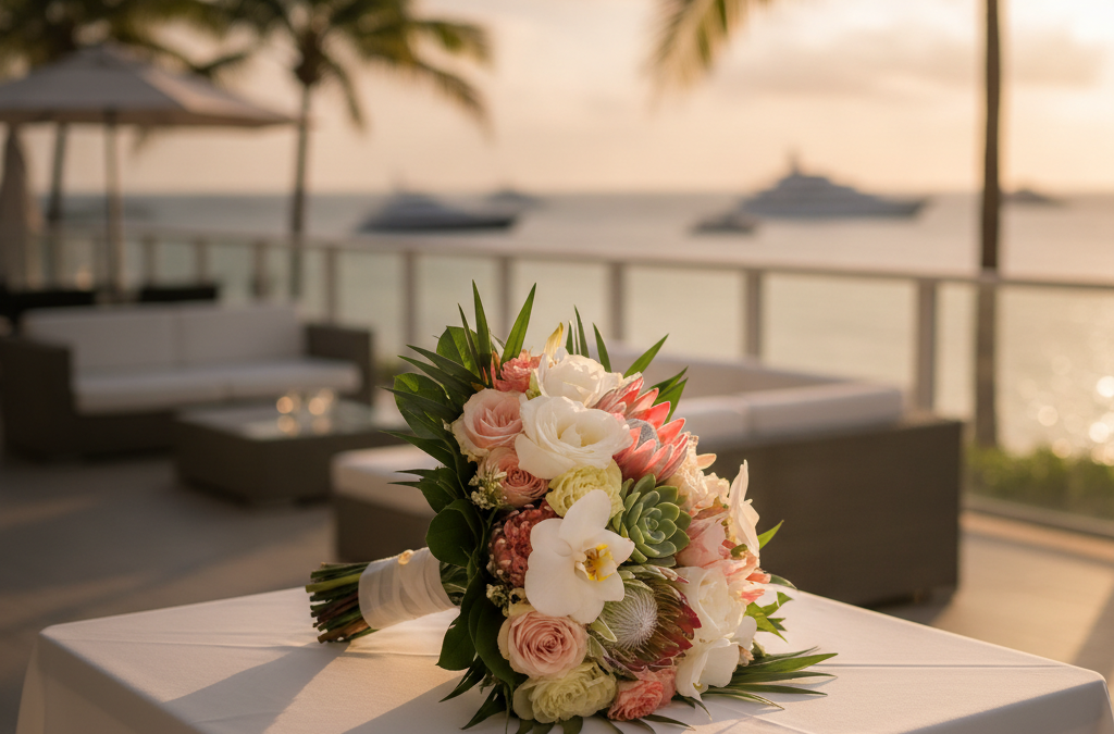 How Do You Choose the Right Bridal Bouquet for a Fort Lauderdale Wedding — and Make Sure It Photographs Beautifully in Every Light?