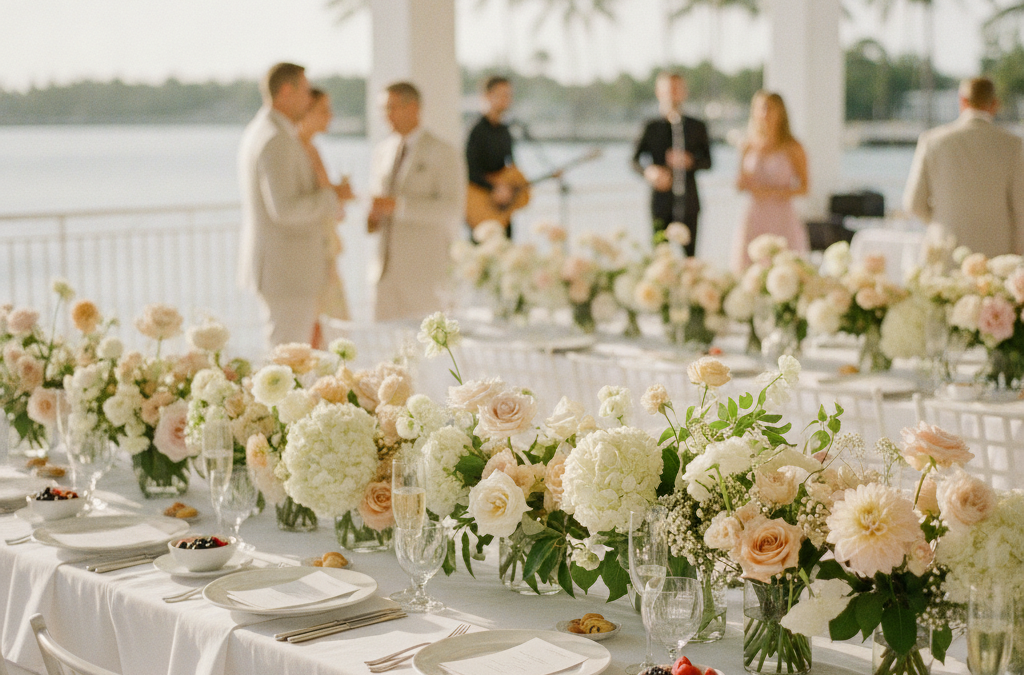 How Do You Design Florals for a Las Olas or Victoria Park Wedding Brunch or Afternoon Celebration That Feels Effortlessly Chic?