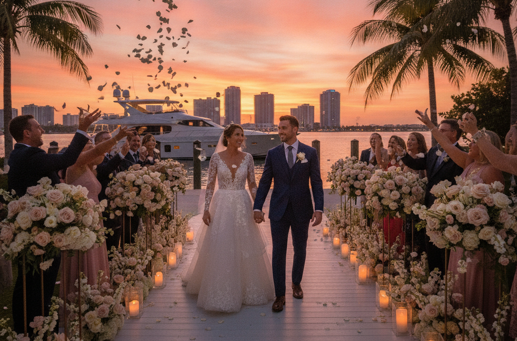 How Do You Design Florals for a Fort Lauderdale Wedding Send-Off or Grand Exit That Feels Like the Perfect Final Frame?